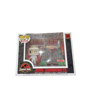 Funko POP! Town: Jurassic Park John Hammond w/ Gates # 30 (Target Exclusive) NEW